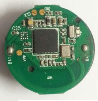 this image shows a ble beacon without electronics enclosure