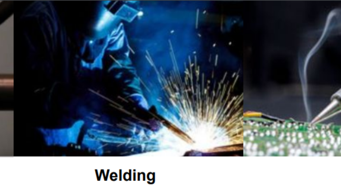 This image shows the difference between Brazing vs Welding vs Soldering