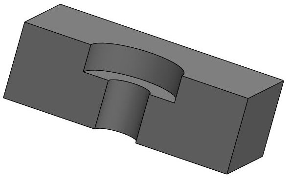 Counter-boring is a metal cutting operation for making a stepped hole.