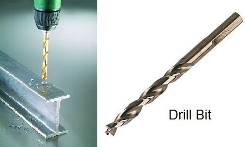 Drilling is metal cutting operation by rotating and pressing multi point cutting tool to cut a circular straight hole in solid materials.