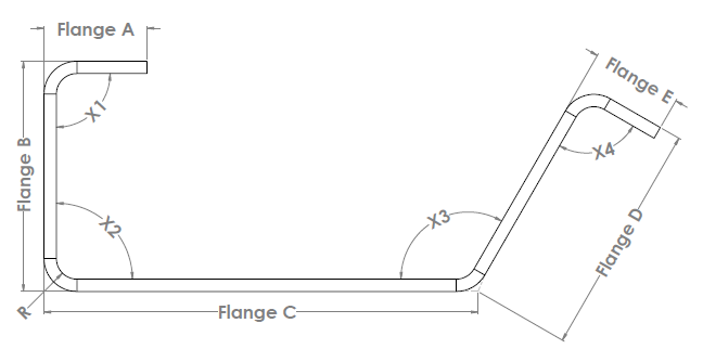 Flat Patten Calculator Multiple Bend