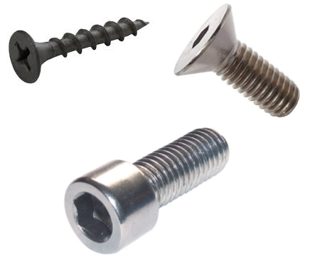Screw is a type of externally threaded fastener, used to position and hold two or more components at one place.