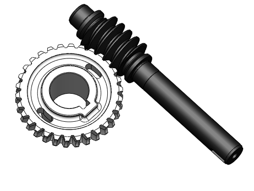 Worm and worm wheel consists of a worm and a worm gear. They are used in right-angle skew shafts.