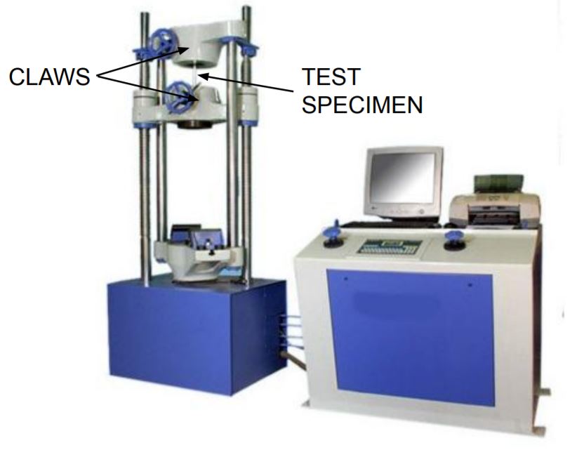 this image shows universal testing machine.