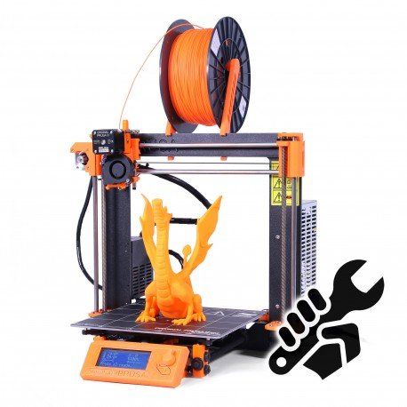 Original Prusa i3 MK3S is a mid-range budget 3D printer equipped with an LCD for the user interface.