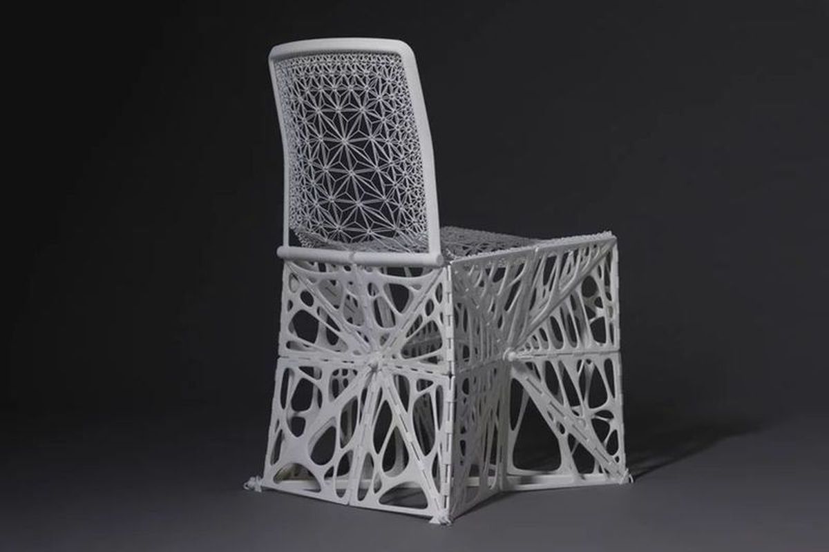 tamu chair by patrick jouin designed using generative design