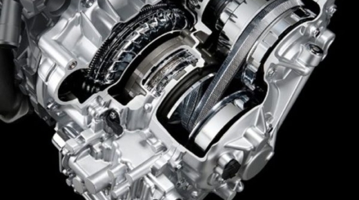 this image shows a CVT automatic Transmission Engine