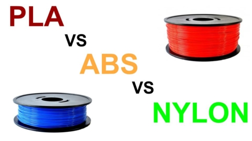 PLA vs ABS vs NYLON