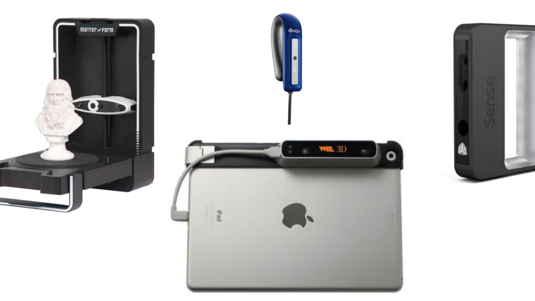 this image shows some of best affordable 3D scanner