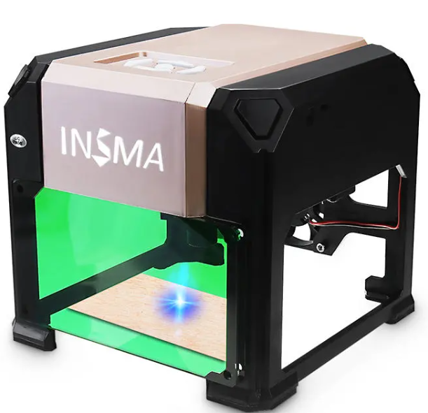 this image shows an affordable low cost Insma Laser Engraver