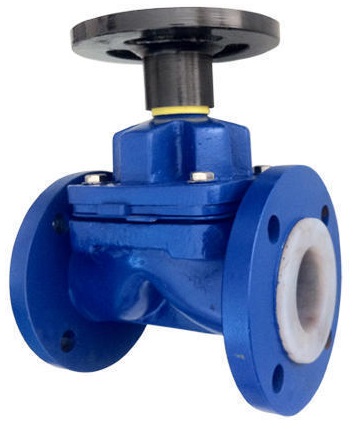 This image shows a diaphragm valve.