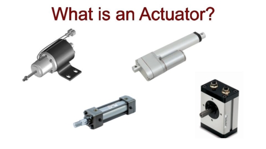 This image shows various actuators.