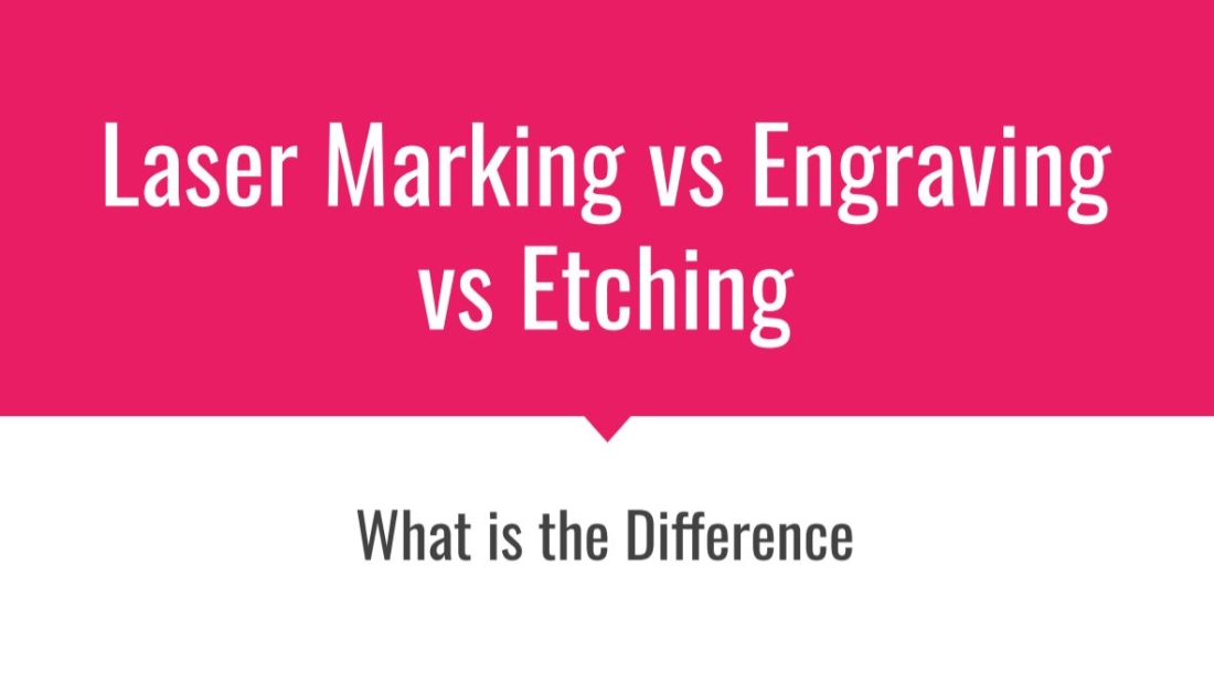 Laser Marking vs Engraving vs Etching