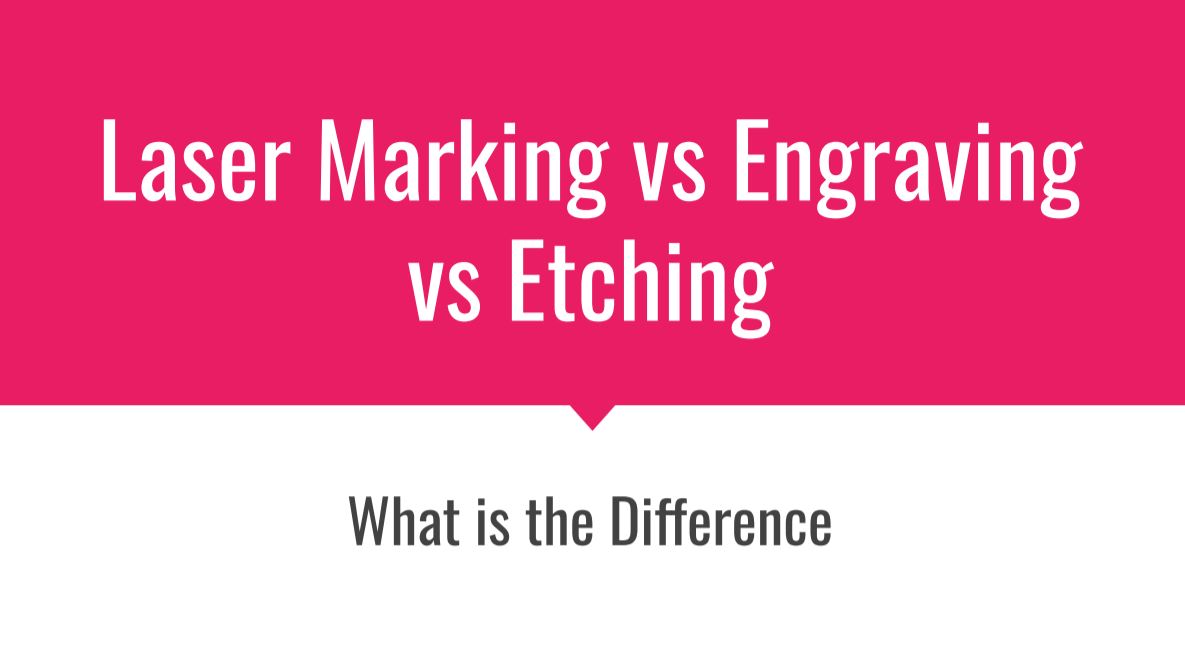 Differences Between Laser Marking, Laser Engraving and Laser