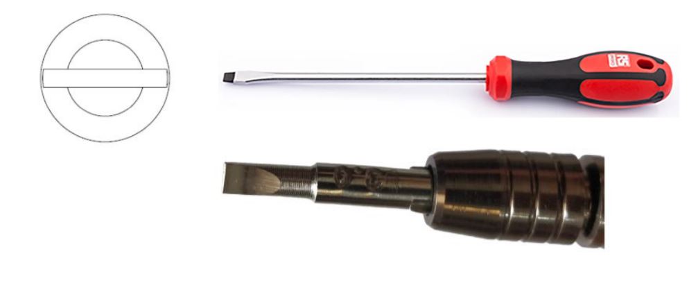 this image shows a Sloted Head Screwdriver