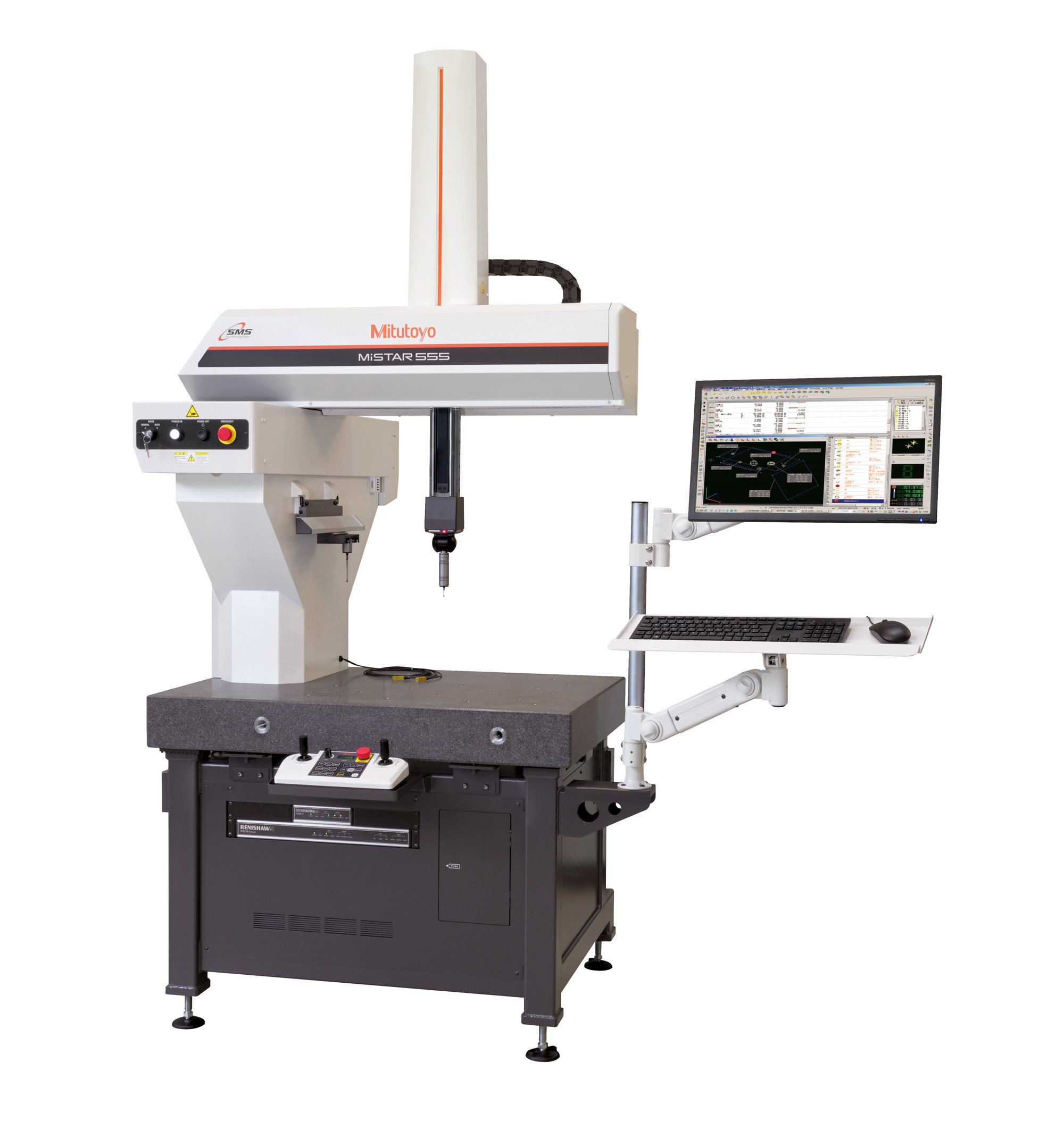 This image shows a Cantilever type of CMM Machine