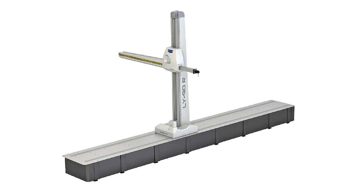 this image shows a Plate Mounted Horizontal arm Coordinate measuring machine